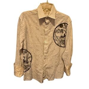 Christopher Wicks Independence English Laundry Embroidered Shirt